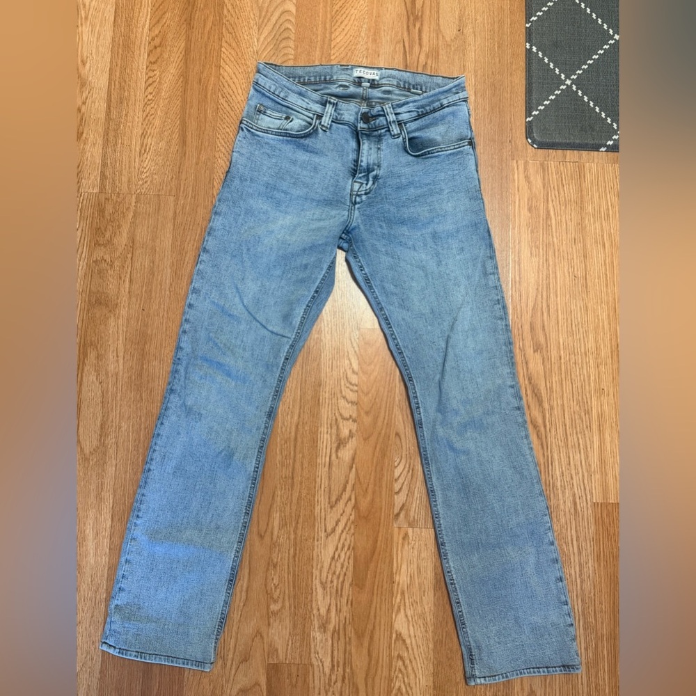 Tecovas light blue jeans